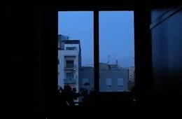Filmo des de la finestra del despatx a la manera de Perlov. Laia, Institut Moisès Broggi