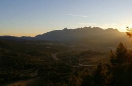 Filmo les carreteres a Montserrat. Núria, Institut Castellet