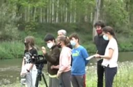 Cinema en curs i l'escola de Bordils al Telenotícies de TV Girona, 29 d'abril de 2021